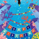 可愛らしい誕生日メッセージカード♪